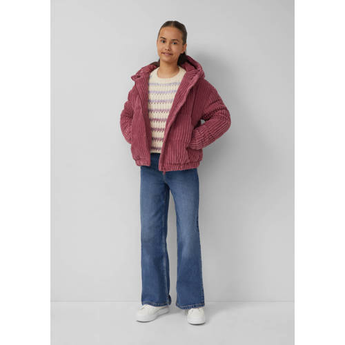 s.Oliver corduroy gewatteerde jas roze afbeelding