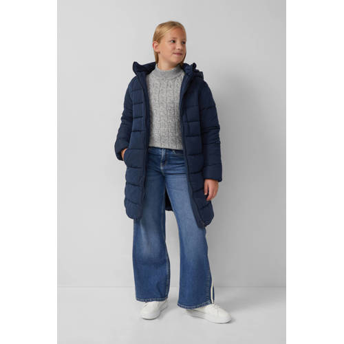 s.Oliver gewatteerde winterjas donkerblauw afbeelding