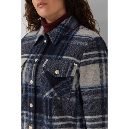 s.Oliver Curve wollen jasje blauw afbeelding