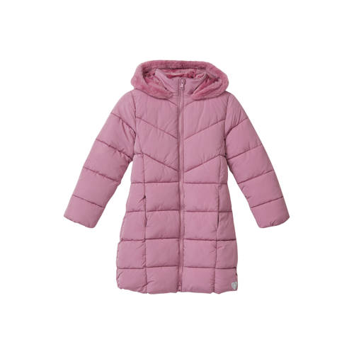 s.Oliver lange gewatteerde winterjas roze afbeelding