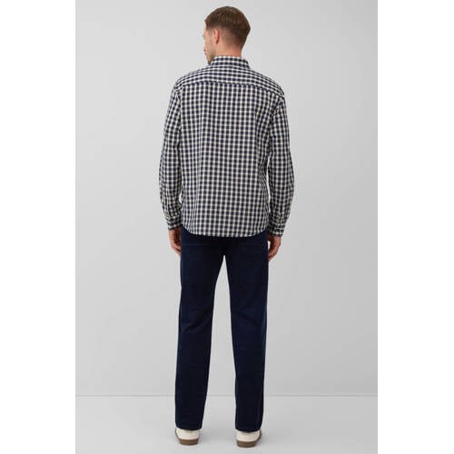 s.Oliver regular casual overhemd donkerblauw afbeelding