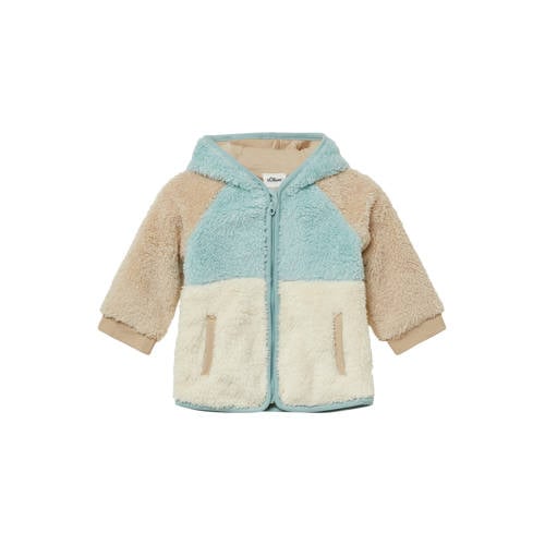 s.Oliver teddy jas herfst lichtblauw afbeelding