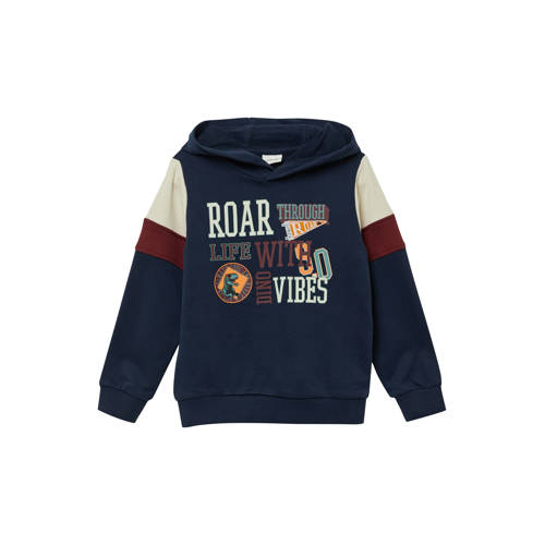 s.Oliver hoodie donkerblauw afbeelding