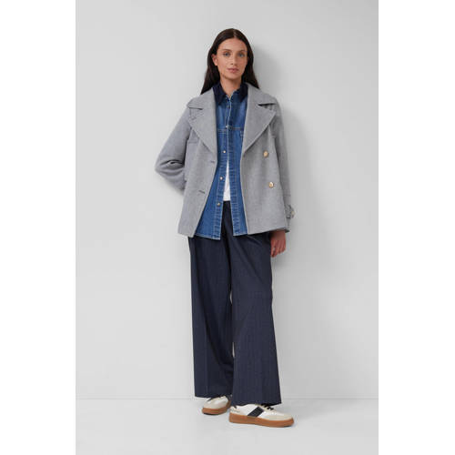 s.Oliver blouse medium blue denim afbeelding