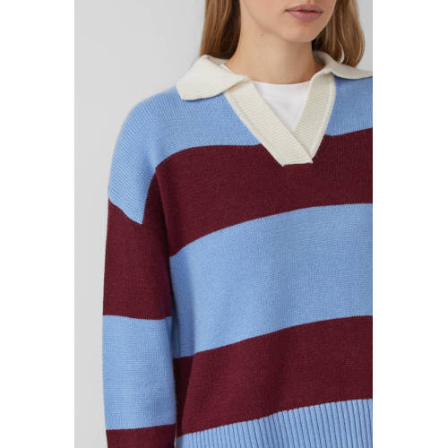 s.Oliver gebreide trui met wol blauw afbeelding