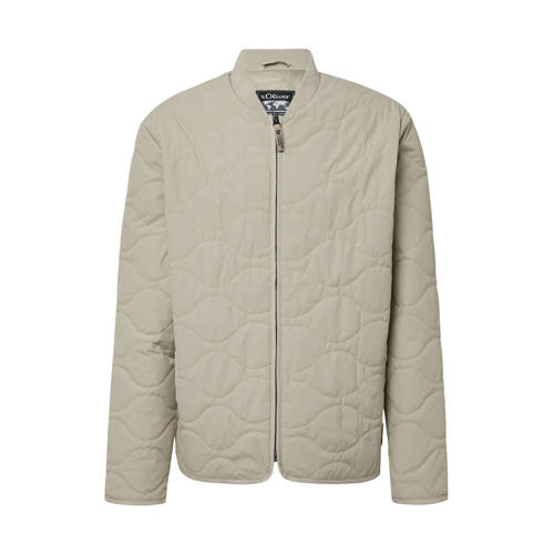 s.Oliver gewatteerde jas beige afbeelding