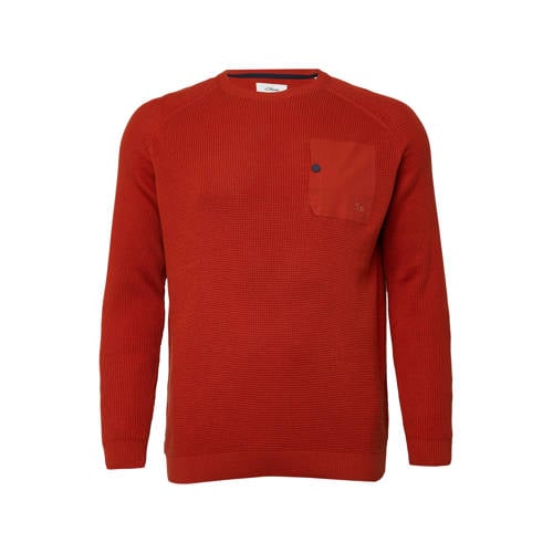 s.Oliver Big Size gebreide trui rood afbeelding