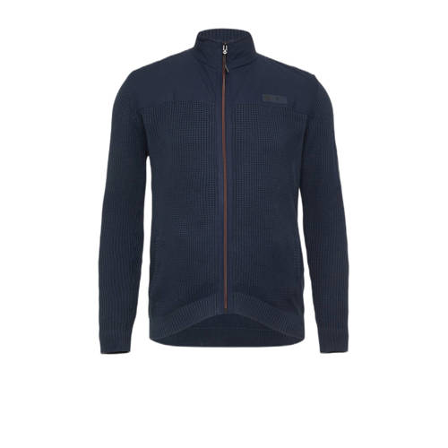 s.Oliver Big Size gebreid vest donkerblauw afbeelding