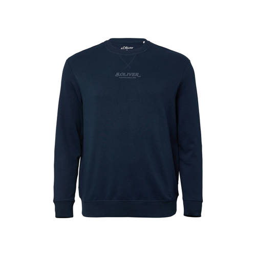 s.Oliver Big Size sweater donkerblauw afbeelding