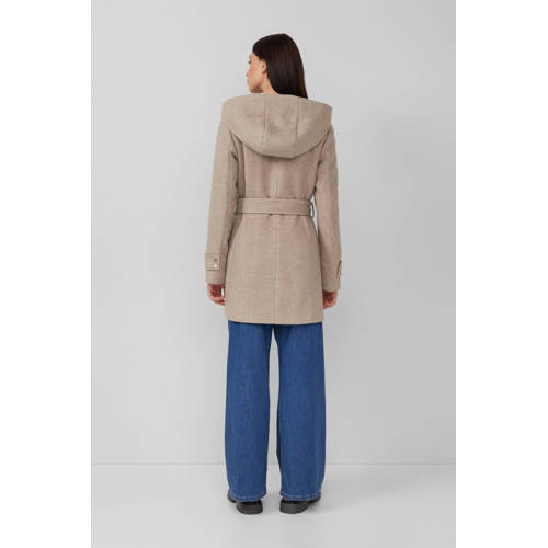 s.Oliver winterjas met wol beige afbeelding