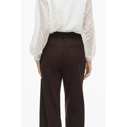 VILA wide leg high waist casual broek afbeelding