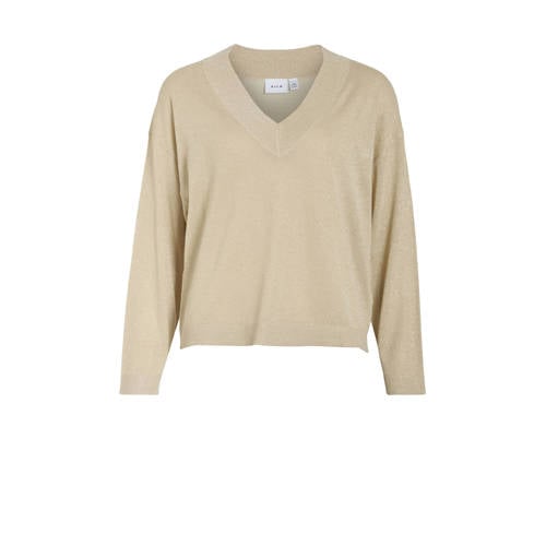 VILA pullover beige met lurex afbeelding