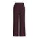 VILA wide leg regular waist casual broek donkerrood gebreid