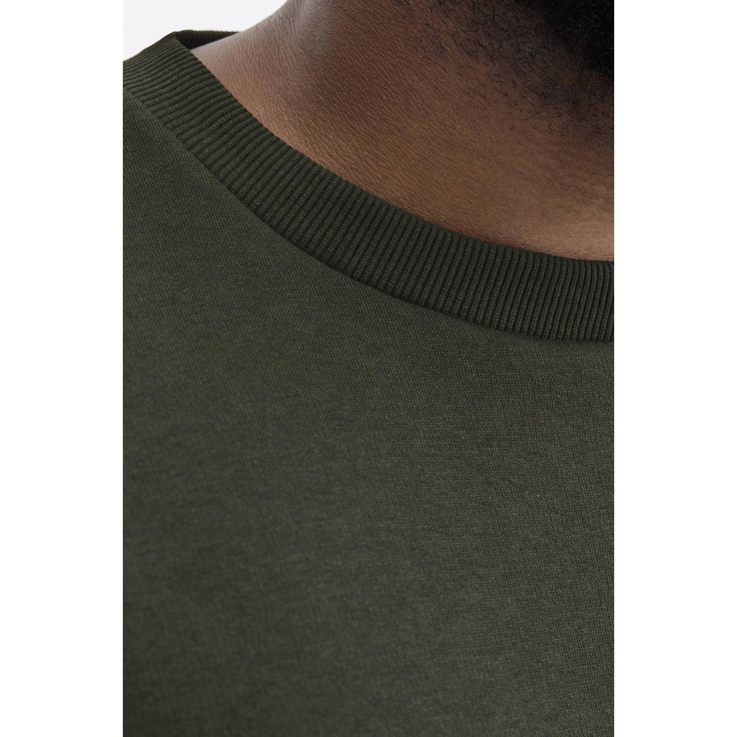 JACK & JONES PLUS SIZE sweater donkergroen
