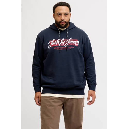 JACK & JONES PLUS SIZE hoodie Plus Size donkerblauw afbeelding