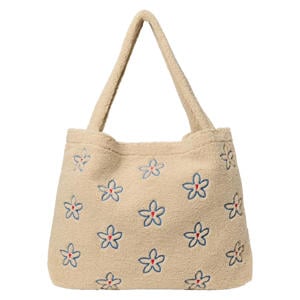 luiertas Teddy Flower Heart Mom Bag ecru