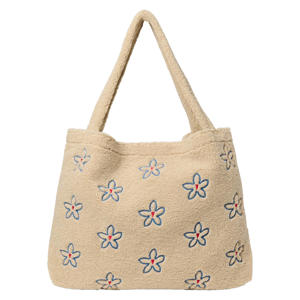 luiertas Teddy Flower Heart Mom Bag ecru