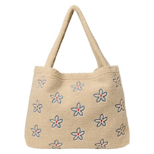 Studio Noos luiertas Teddy Flower Heart Mom Bag ecru afbeelding