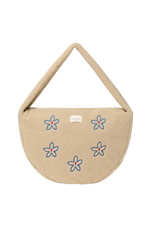 crossbody tas Teddy Flower Heart ecru