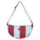 Studio Noos crossbody tas Bold Stripe bordeauxrood/lichtblauw
