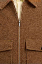 thumbnail: Selected jacket met wol bruin