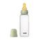 BIBS Babyfles 270 ml - Sage - met latex speen en opvouwbare trechtertje