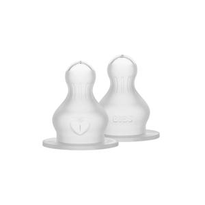 Flessenspeen - Silicone - Medium Flow (2 stuks)