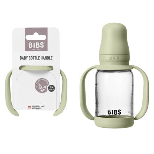BIBS Babyfles - Handle - Sage afbeelding