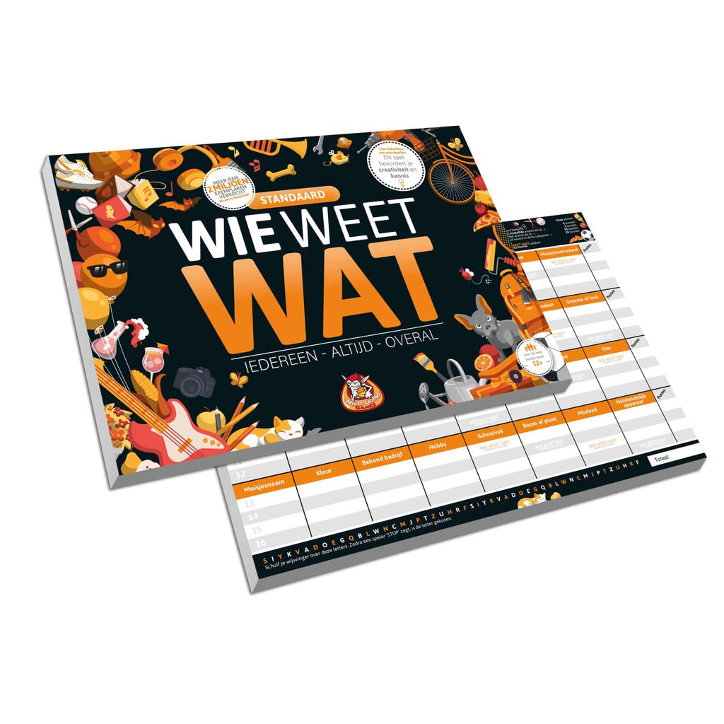 White Goblin Games Wie Weet Wat - Standaard