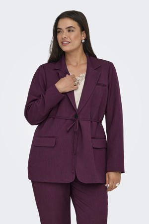 getailleerde blazer donkerrood