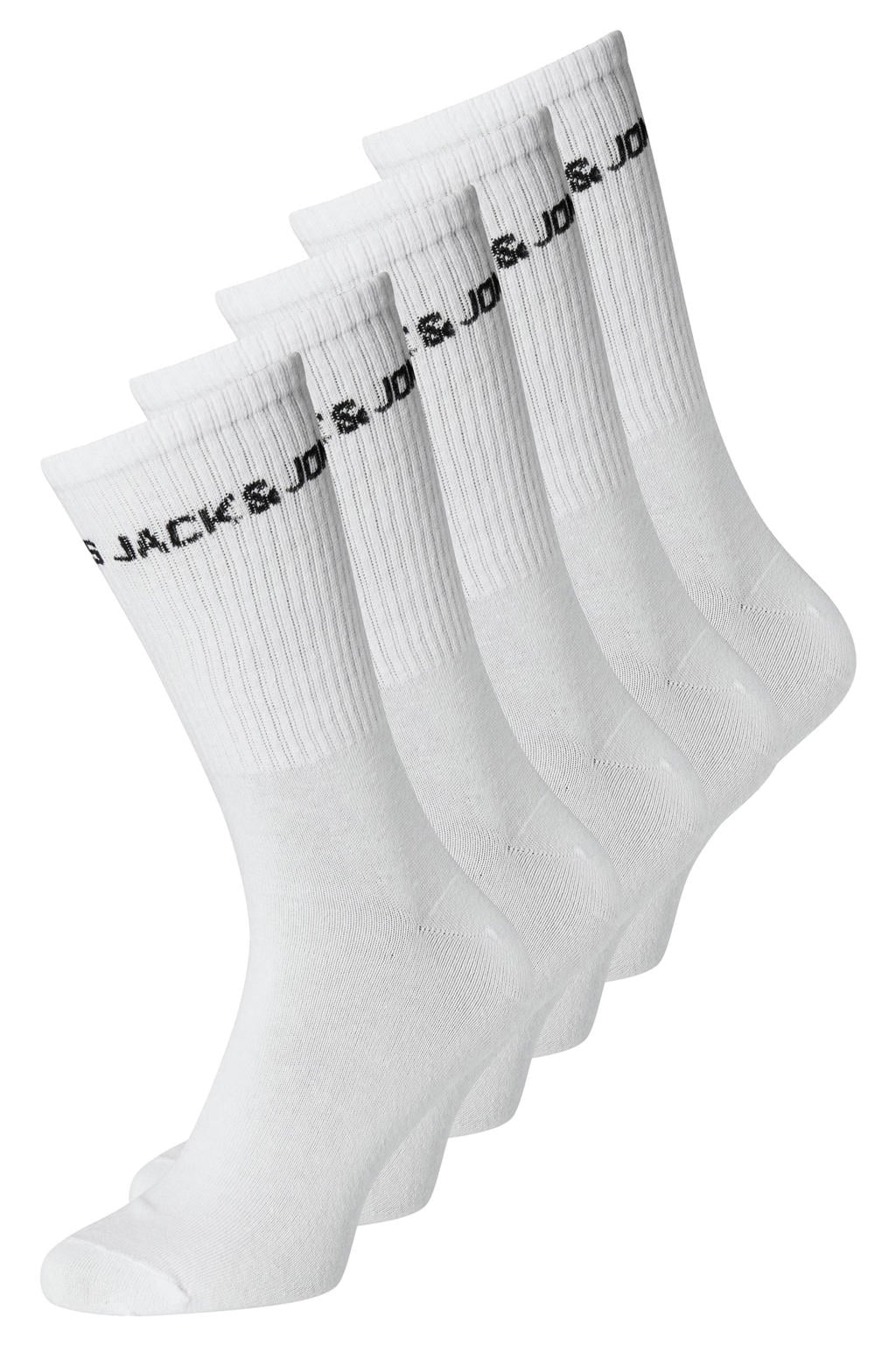 JACK & JONES sokken - wit (set van 5)