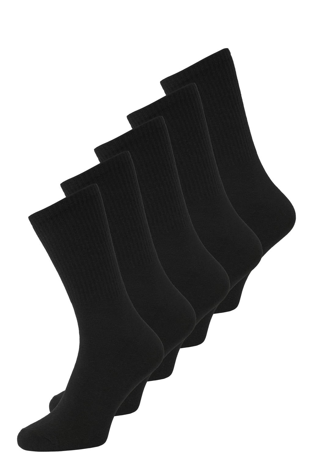 JACK & JONES sokken JACBASIC - zwart (set van 5)