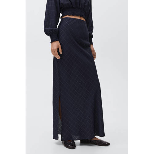 MANGO TEEN midi rok marine afbeelding