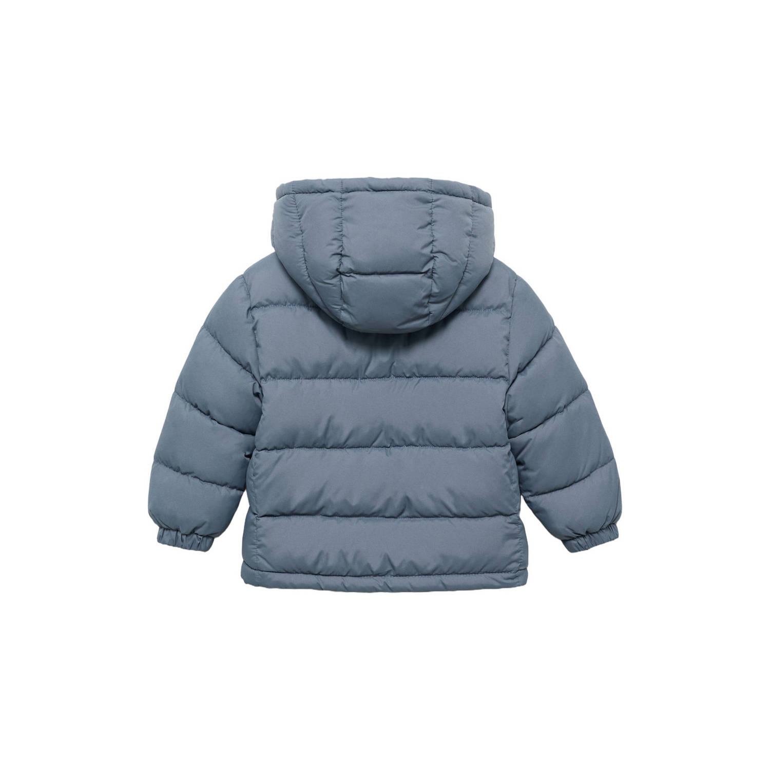 Mango Kids gewatteerde jas winter lichtblauw