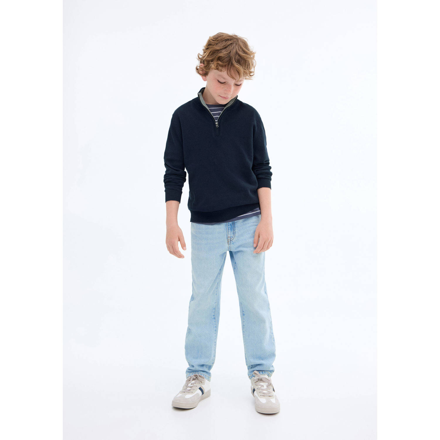 Mango Kids gebreide trui marine