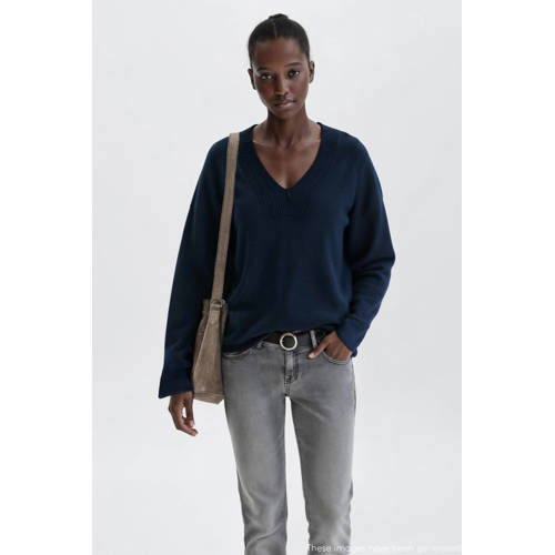 MANGO TEEN gebreide trui donkerblauw afbeelding