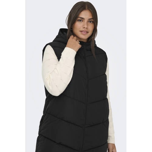ONLY CARMAKOMA bodywarmer quilted zwart afbeelding