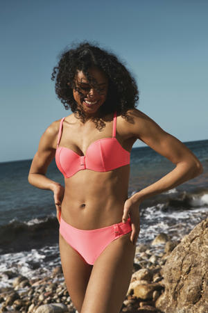 bikinibroekje Cassie koraalrood