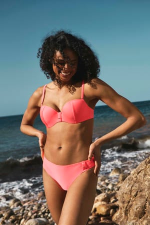 bikinibroekje Cassie koraalrood