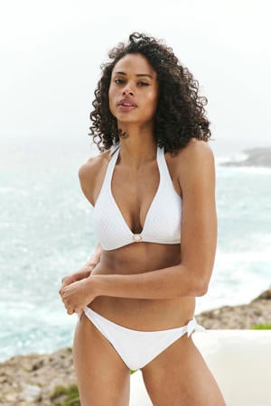 voorgevormde halter bikinitop Taleah wit