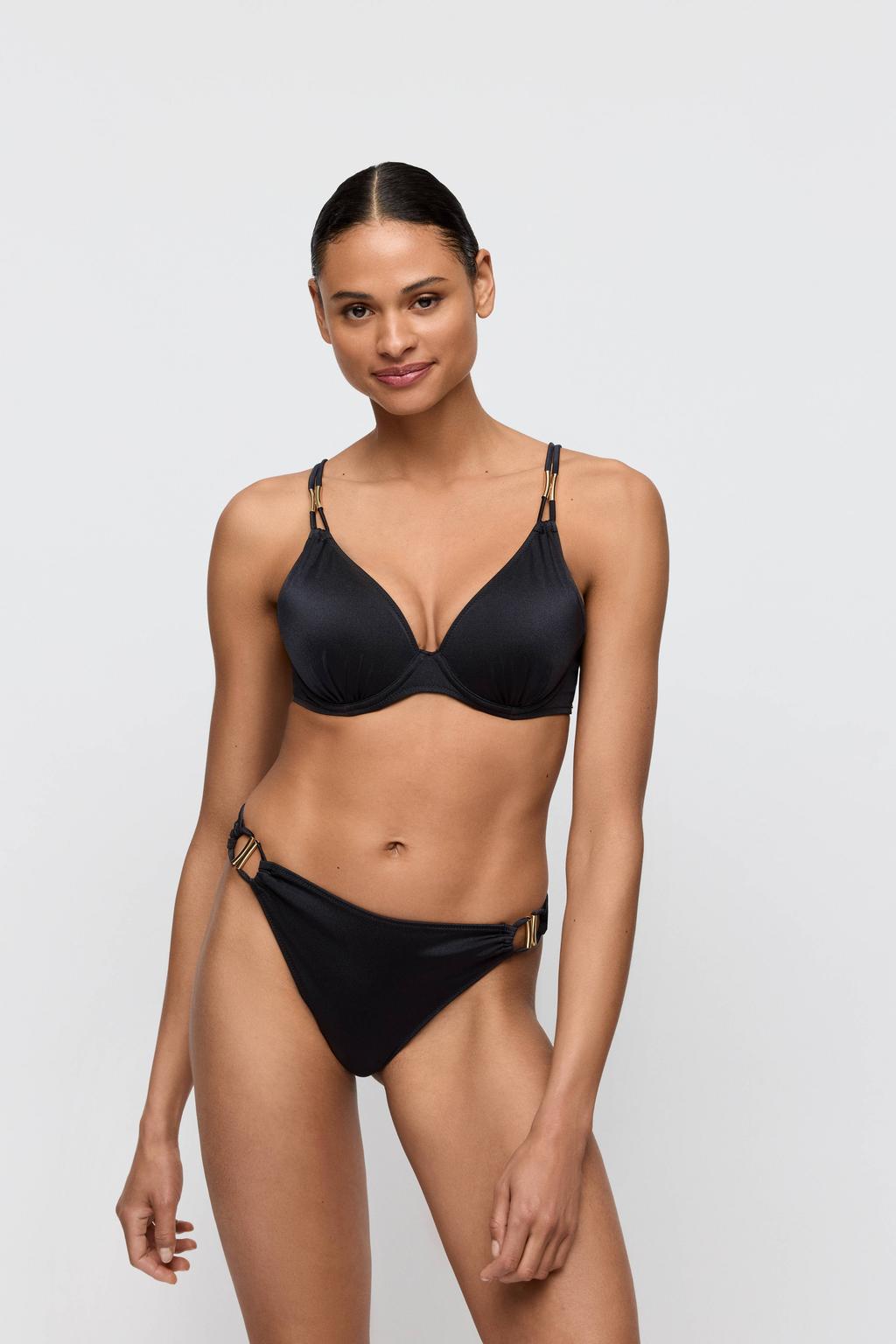 Marie Jo voorgevormde push-up bikinitop Hello Sunset zwart