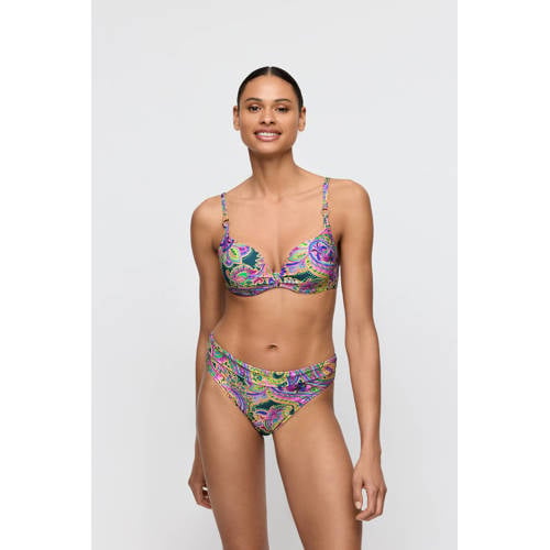Marie Jo voorgevormde halter bikinitop Jolise roze/geel/groen afbeelding