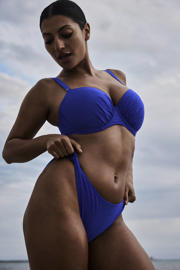 thumbnail: PrimaDonna Twist voorgevormde beugel bikinitop Mantas blauw