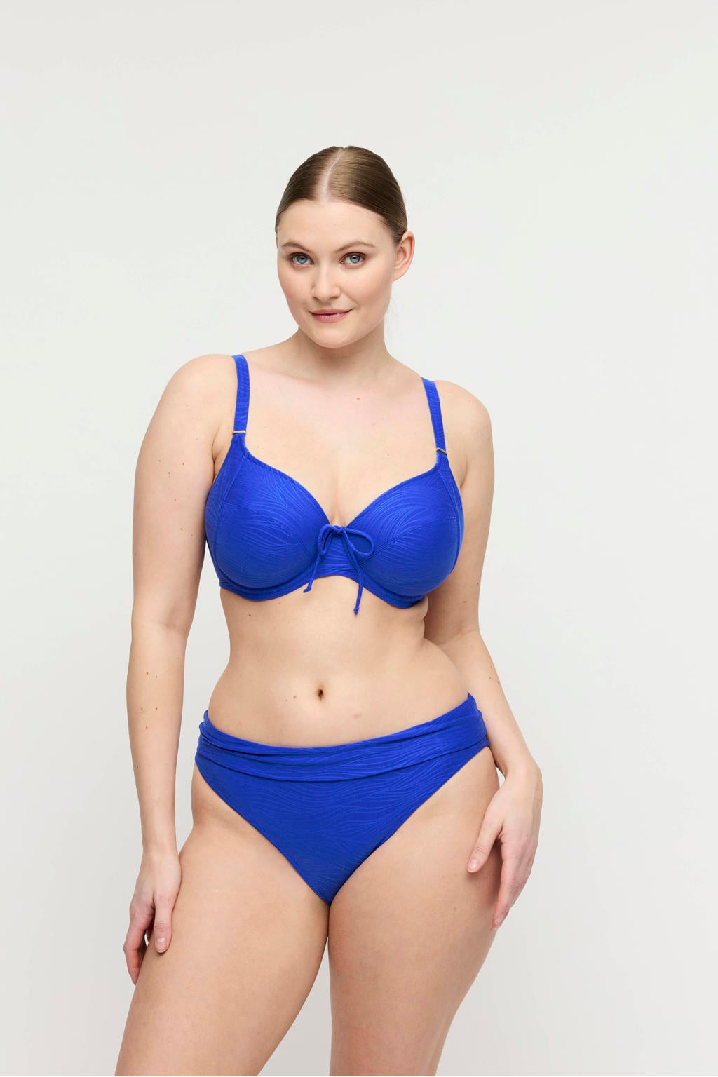 PrimaDonna Twist niet-voorgevormde beugel bikinitop Mantas blauw