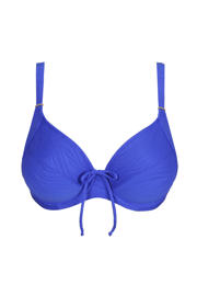 thumbnail: PrimaDonna Twist niet-voorgevormde beugel bikinitop Mantas blauw