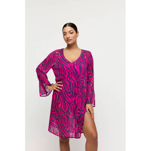PrimaDonna strandjurk Malabo roze/donkerblauw afbeelding