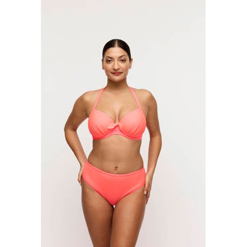 PrimaDonna high waist bikinibroekje Rivas zalmroze afbeelding