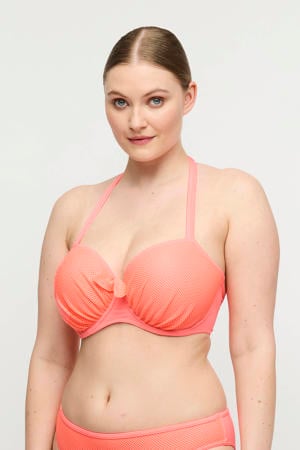 voorgevormde beugel bikinitop Rivas zalmroze