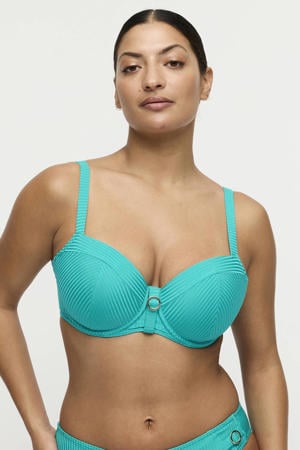 voorgevormde beugel bikinitop Delray turquoise