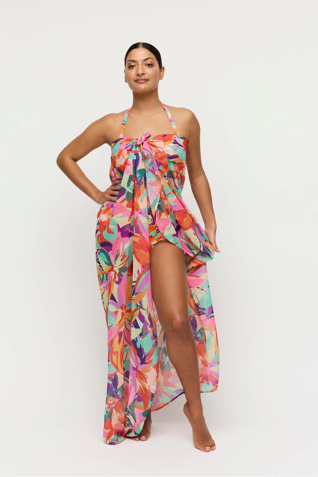 PrimaDonna pareo Varadeo rood/oranje/turquoise